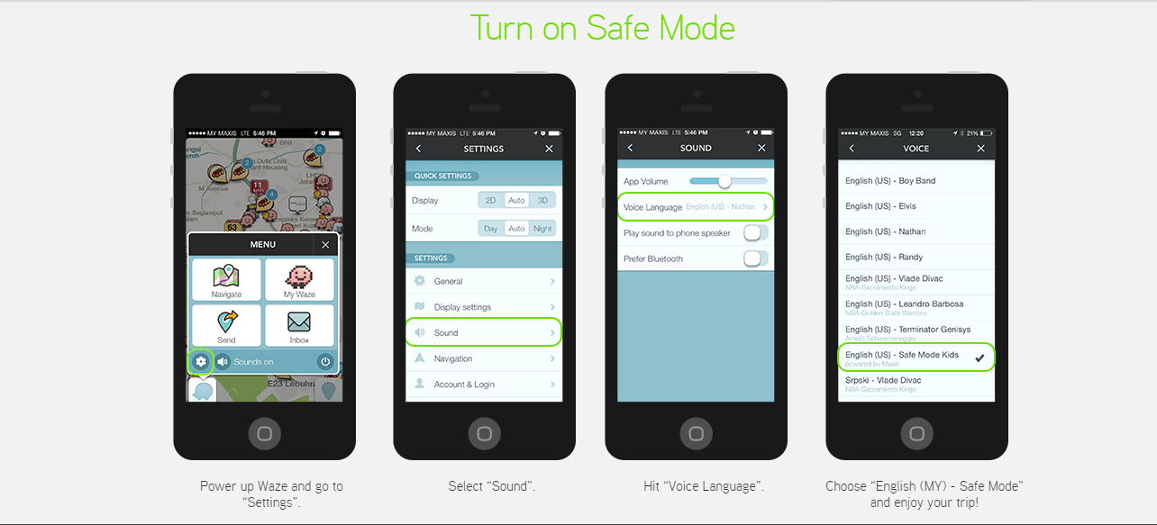 Step by Step using Waze