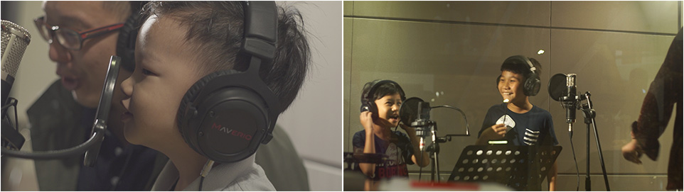 Kids Having Their Voice Being Recorded