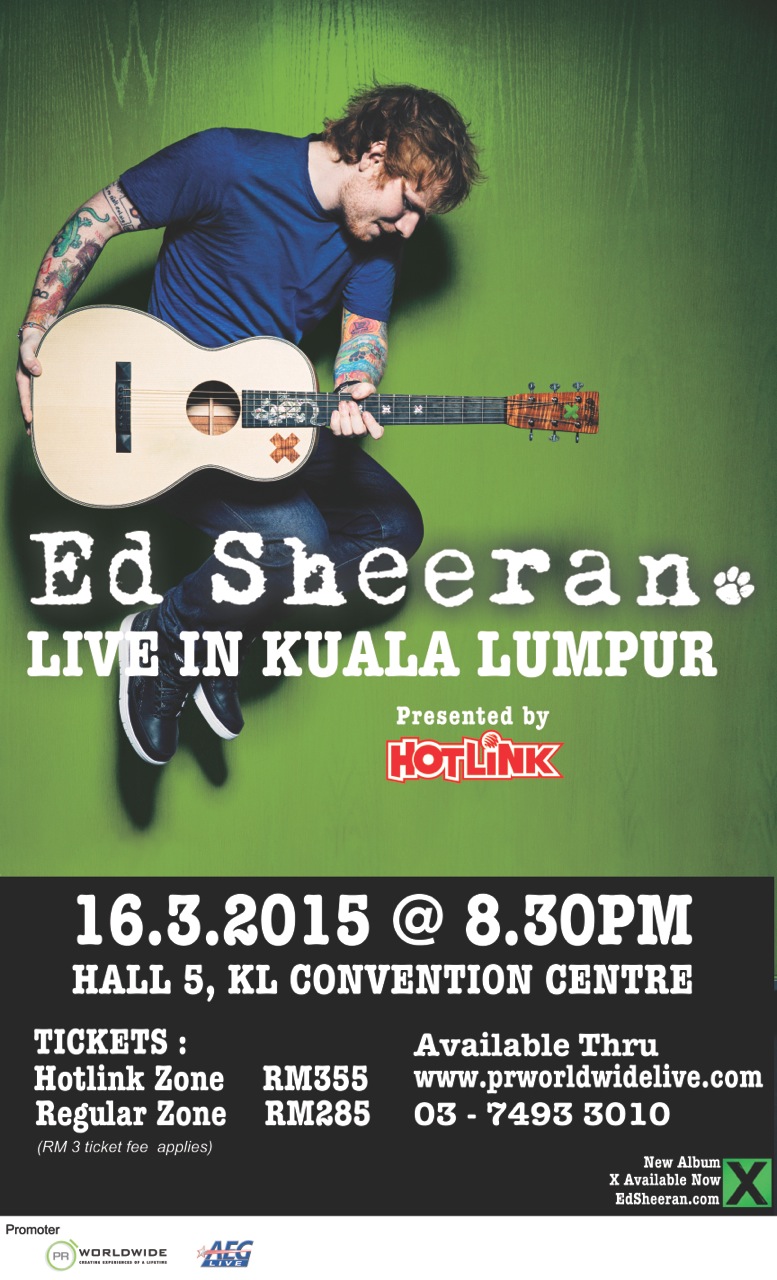 Ed Sheeran Live In Kuala Lumpur